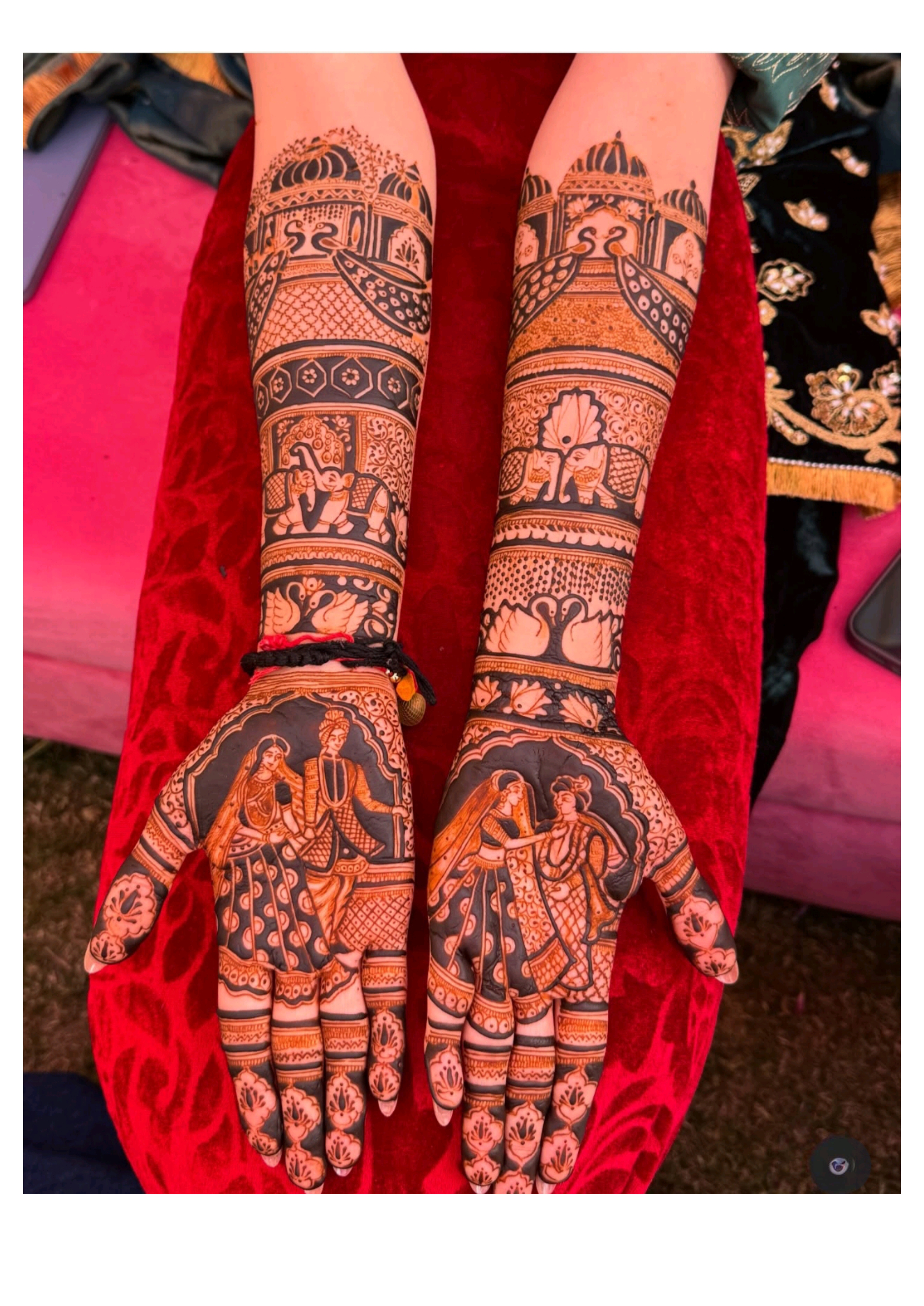 Shubham mehandi design