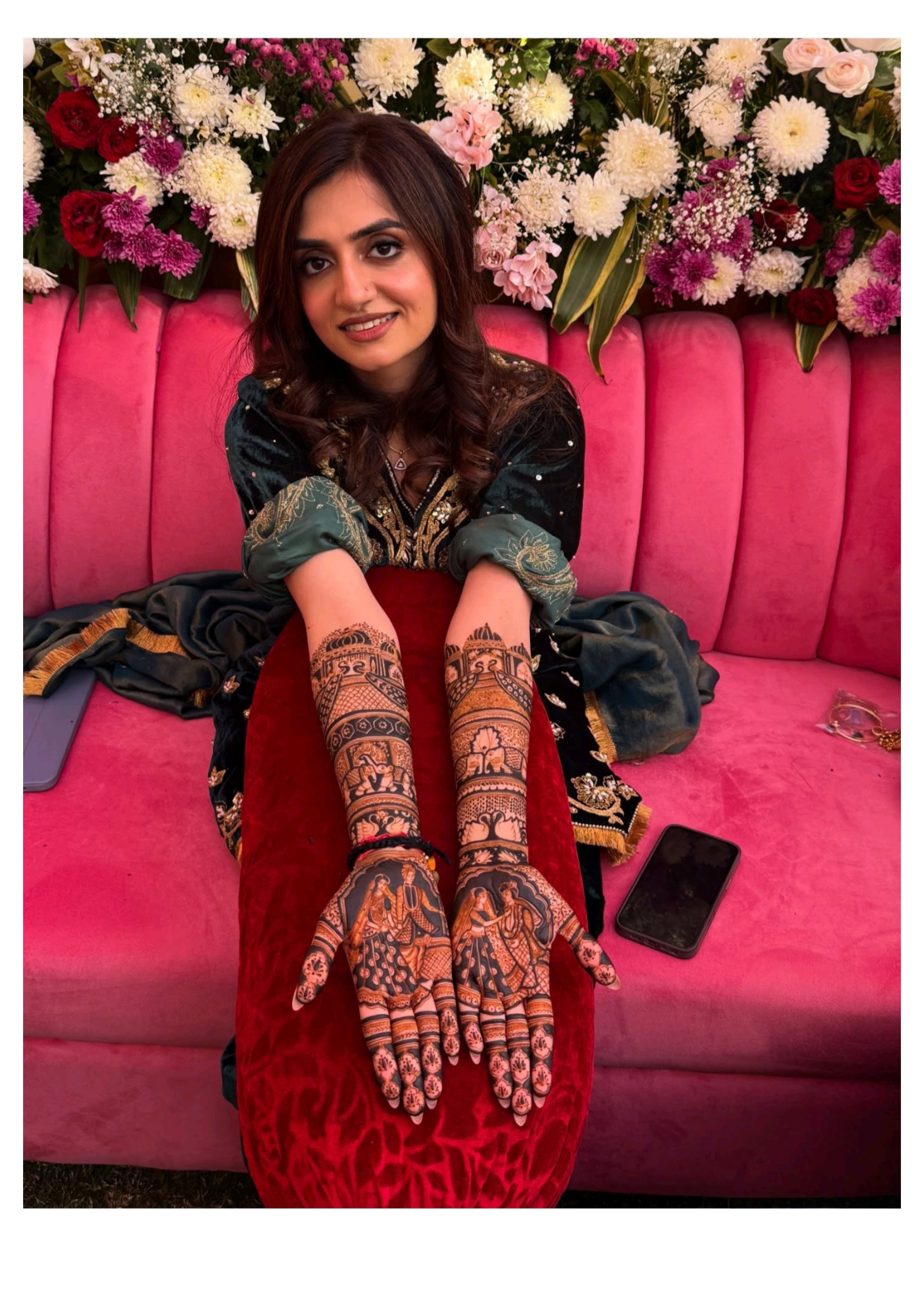 Shubham mehandi design